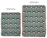 Bohemian Ikat Throw Blanket